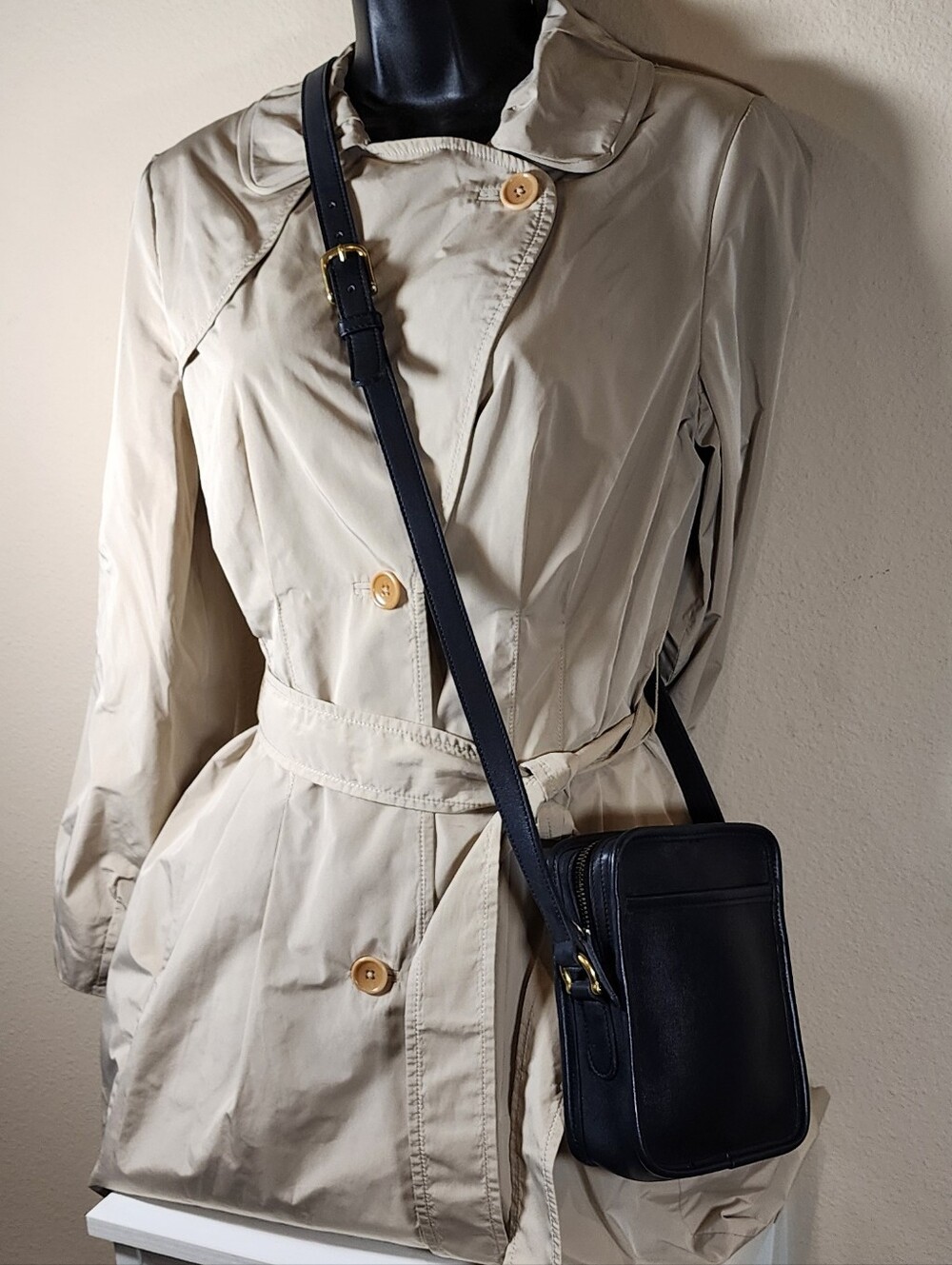 Vintage Coach Navy Kit Bag #9973 - Picture 3 of 12
